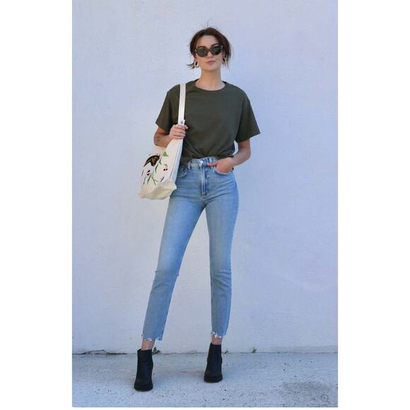 AGOLDE NWT Merrell Mid-Rise Straight Leg Denim Jeans in Astray // 32 - Picture 14 of 15